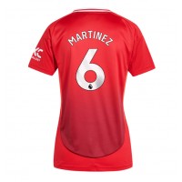 Fotballdrakt Dame Manchester United Lisandro Martinez #6 Hjemmedrakt 2024-25 Kortermet